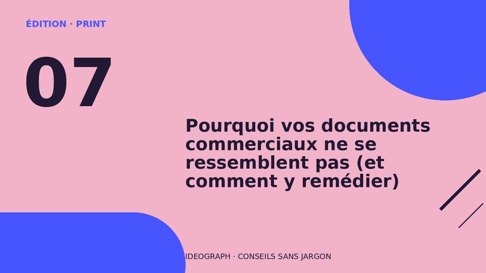 Illustration de l’article : Pourquoi vos documents commerciaux ne se ressemblent pas (et comment y remédier)