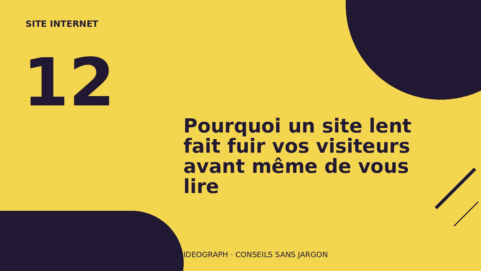 Illustration de l’article : Pourquoi un site lent fait fuir vos visiteurs avant même de vous lire