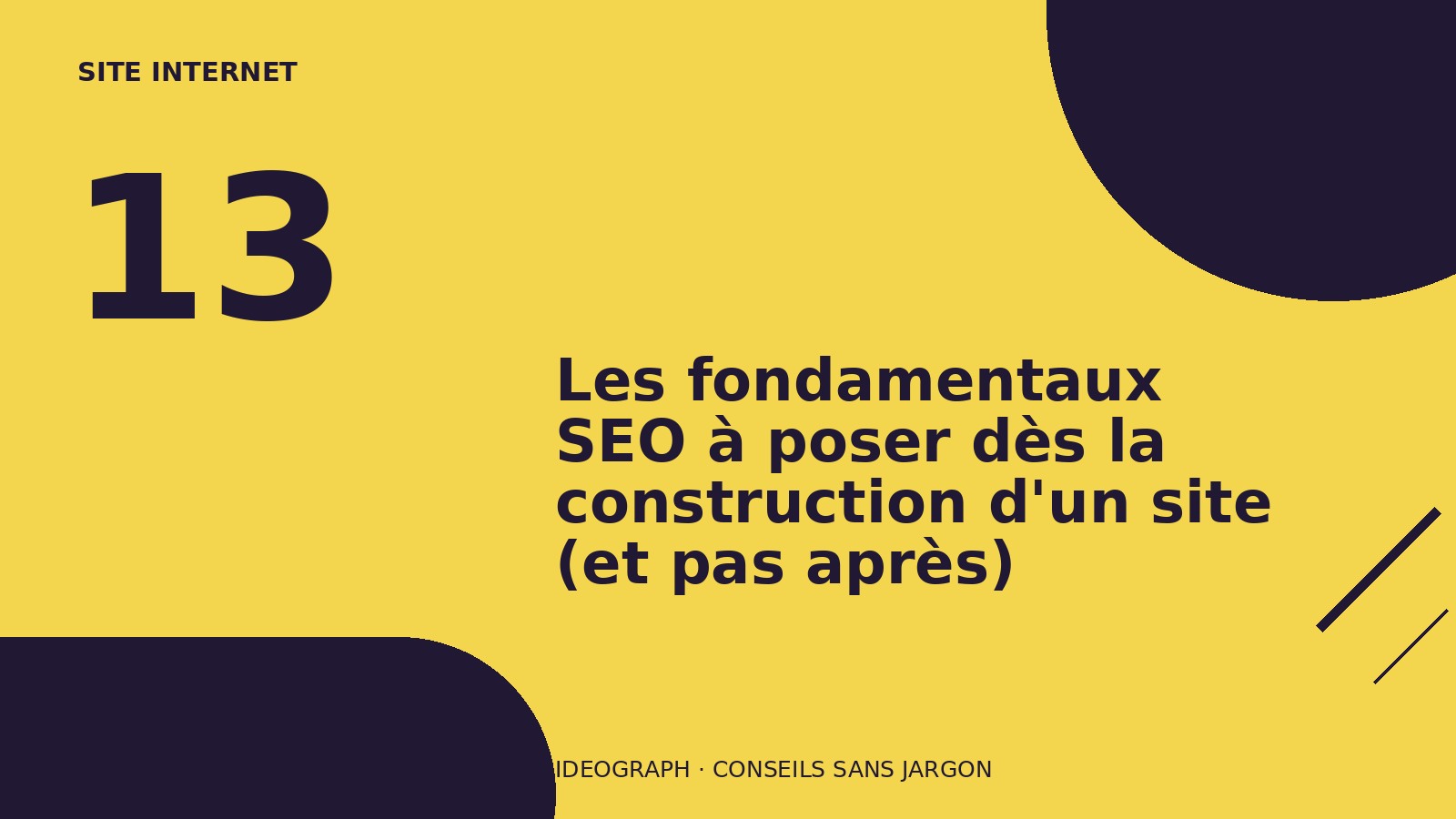 Illustration de l’article : Les fondamentaux SEO à poser dès la construction d'un site (et pas après)
