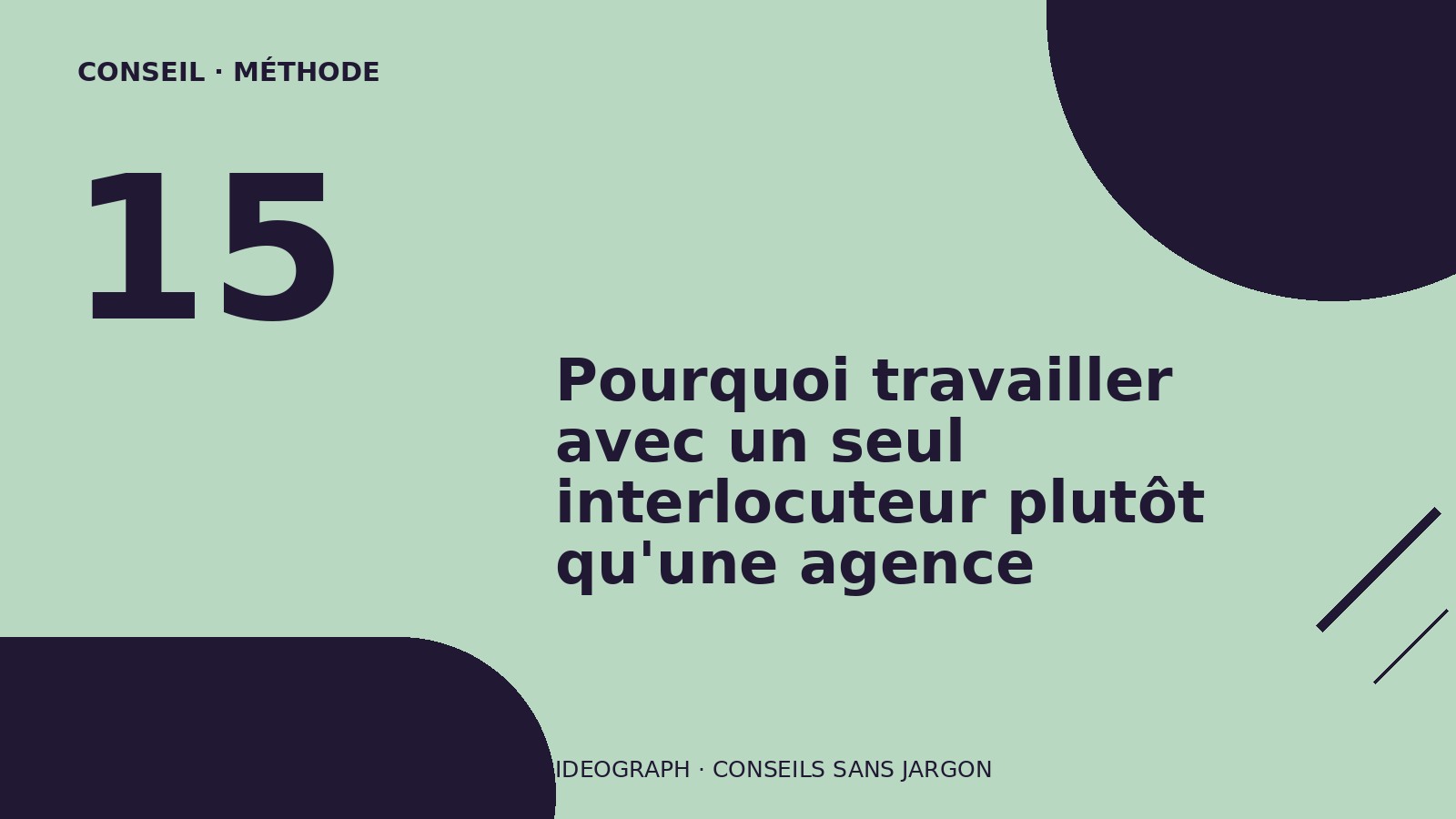 Illustration de l’article : Pourquoi travailler avec un seul interlocuteur plutôt qu'une agence