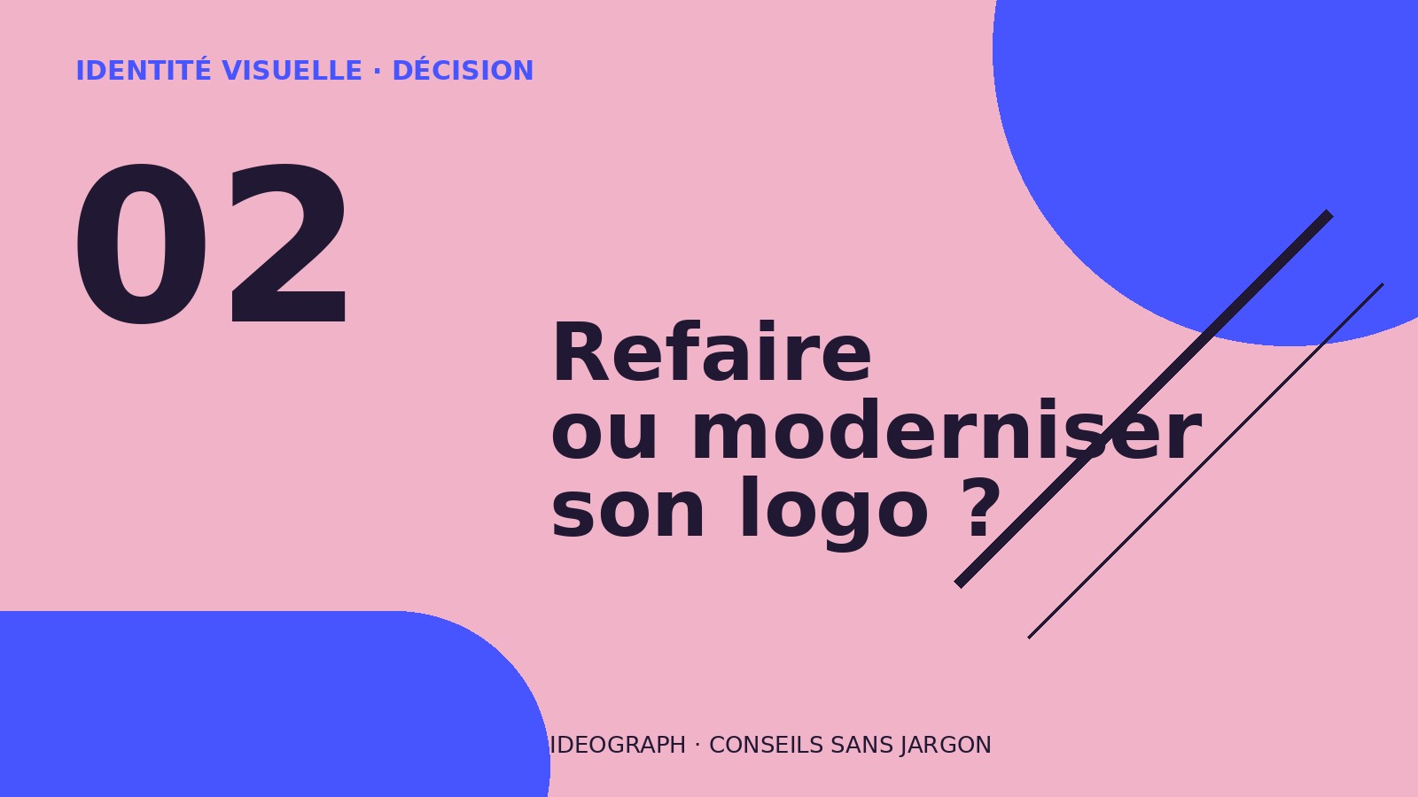 Illustration : Faut-il refaire son logo ou seulement le moderniser ?