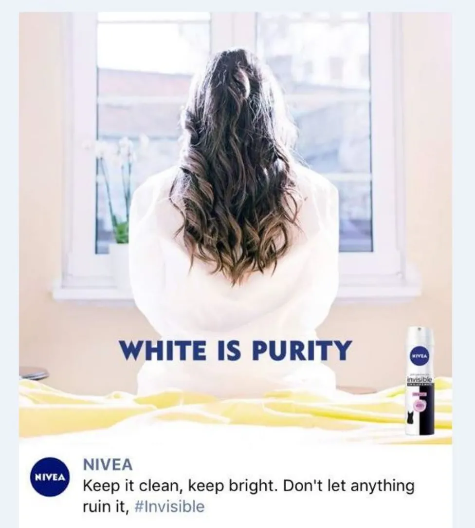 nivea white is putiry